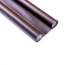 1PC 방수 폼 가죽 씰 스트립 드래프트 제외 스토퍼 도어 하단 가드 더블 홈 개선 빌딩 하드웨어, 어두운 갈색