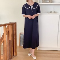 마미누리 헤일리지퍼원피스 임산부원피스 빅사이즈 여름 하객 임부복