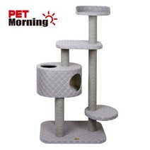 펫모닝 페브릭 체크 캣타워 PMC-AS318, 혼합색상, 1개