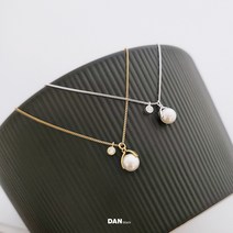 단블랙 클리오 진주 목걸이 925실버