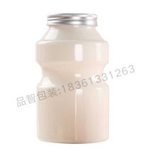 바나나우유병 딸기라떼 병 카페 플라스틱 보틀 업소용, 350ml 해피모어10+무공커버+빨대