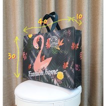 부직포가방 타포린가방 보조가방 쇼핑백 종이가방 에코백 40 x 30 x 10cm, 3. 보헤미안