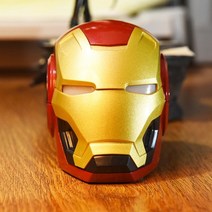 bumblebee 블루투스 스피커 미니 무선 스피커 서브우퍼 스테레오 변압기 led flashing light bt boombox for fm mp3 tf, 아이언 맨