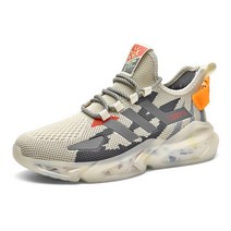 와이지엘 남성용 캐주얼 통기성 메쉬 경량 에어쿠션 운동화 트렌드 키높이 패션화