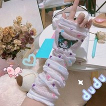 산리오 스키장갑 쿠로미 마이멜로디 시나모롤 Kuromi 헬로 키티 Sanrio 마이 멜로디 여름 팔토시 선스크린 슬리브 장갑 슬림 롱 통기성