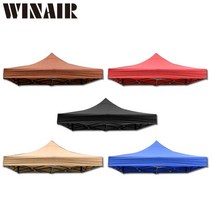 런웨이브 600D 3중코팅 천막지붕 2 x 2 m, 3mx2m_레드