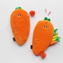 핑크풋 당근 슬림 필통/다용도 멀티 파우치/펜 케이스