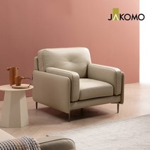 자코모 [SK단독+헤드레스트증정]바니 1인 이태리 천연면피 소가죽 소파, 카멜