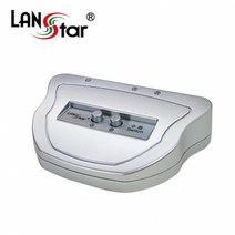 랜 수동선택기 2회선 RJ45/F 8P8C 2대1 망분리용 랜섬웨어 차단스위치 랜선차단기, 1개