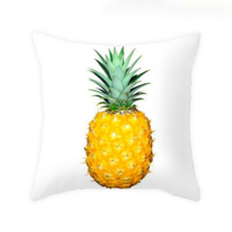 ZZJJC 파인애플 옐로우 쿠션 커버 자동차쿠션 소파 쿠션, B006, 45*45cm (심 포함)