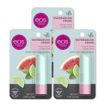 이오스 슈퍼 소프트 시어 립 밤 4g, 3개, Watermelon Frose