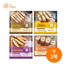 더오담 돈까스 1입 4종 * 2세트 (총 8팩) 등심/치즈/고구마치즈/통치즈