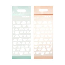 이케아 지퍼백 위생봉투 베코스타 2L 각10매 라이트오렌지핑크 블루, 1팩, 대(L)