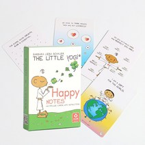 색채타로 신점타로 예쁜 오라클 데크 카드 리틀 요기 40 전체 영어 Verson PDF 가이드 도서 점 보드 게임, 07 Happy Notes