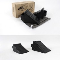 마이티4.0고임목 타이어고임목 경사버팀목 차량타이어경사보호 소 대 2PCS, 대형 1세트(2.5t이상 화물차용)