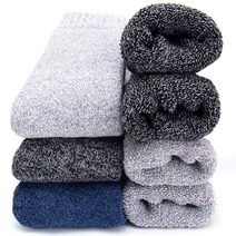 Yoicy 남성용 헤비 울 양말 세트 멀티1 수퍼 식 3팩, S6-super Thick 3pack(assorted)