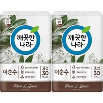깨끗한나라 더순수 3겹데코 28m (98mm) 30롤x3팩 롤화장지, 3팩, 30롤