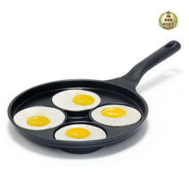 라이브잇 키친아트 인덕션 하우스쿡 4구 멀티 에그팬, 11개, 폭 26cm x 4구홀 10cm