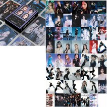 55 PCS/Set 아이돌 Aespa GI-DLE Lomo 카드 ITZY Photocards BP IVE Kep1er 레드 벨벳 Stayc 새 앨범 Photocard, [20] aespa 4