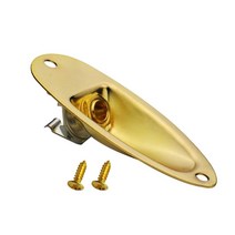 일렉기타 잭 플레이트 소켓 나사고정 스틸 너트, 실버