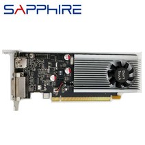 사파이어 GT 705 1GB 스크린 비디오 카드 GPU nVIDIA Geforce GT705 그래픽 컴퓨터 맵 HDMI PCI-E ITX ATX MATX HTPC, 한개옵션0