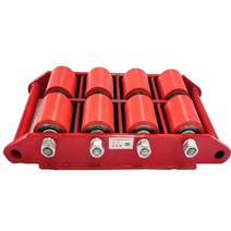 도비바퀴 콘베어 로라 도비 장비 중량물 운반 대차, 헤비 듀티 6T 직선 이동PU 휠, 1개