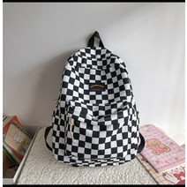 DFMEI 백팩 여 대용량 체크 백팩 하라주쿠 인스 책가방입니다