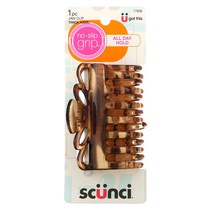 Scunci 헤어 액세서리 No Slip Grip Jaw Clip 1 Jaw Clip