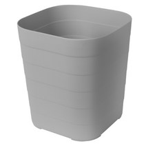 사각 휴지통 그레이 15L 아바스토, 1개