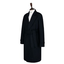 [벨리프] Wool soft Raglan Robe Coat (Navy)