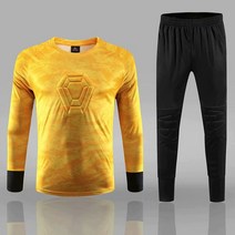 축구유니폼긴팔 단체유니폼 풋살유니폼 긴 소매 남자 축구 골키퍼 유니폼 보호 스폰지 훈련 축구 골키퍼 축구 유니폼