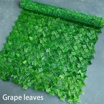 인공 아이비 잎 울타리 net faux ivy vine leaf decoration 인공 헤지스 울타리 시뮬레이션 녹색 식물 야외 정원 장식, 0.5x1m, f