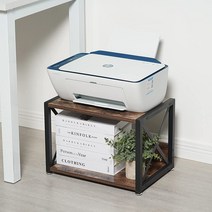 밀다 원목 철제 2단 프린터 선반 받침대