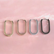 써지컬 클립 피어싱 귀걸이 옐로우 로즈 화이트 다크그레이