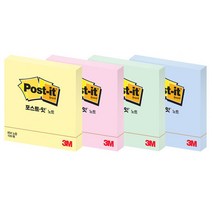 3M 포스트잇 노트 654 접착메모지 서류 책상정리, 노랑