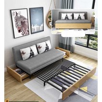 접이식 침대의 소파 공간활용침대 소파베드 1인 2인, 1.5m (스폰지 7cm) +수납