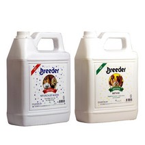 브리더 샴푸/린스 대용량 4L 애견샴푸 강아지목욕, 브리더린스 4L, 상세설명 참조