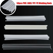 용접봉 인두기 주물 알미늄 동 스텐 CO2 PVC ABS PP PE 플라스틱 스틱 50 개 용접기 금속 가공 도구 200x5x2.5mm