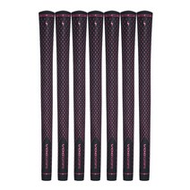 보그 잉크 818 천연 고무 남 여 젝시오 야마하 골프 채 그립 7개 묶음, 여성용 블랙핑크 7개