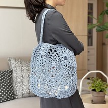 레스트하비 부케숄더백 뜨개가방키트 코바늘가방, 11옐로우