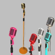 스탠딩마이크 무대 공연 재즈 라이브 음악 연설 장비, 화이트