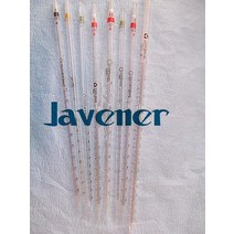 화학 실험실 유리 점 적기 피펫 0.1ml/0.2ml/0.5ml/1ml/2ml/5ml/10ml/20ml/50ml 스케일 라인 포함, 0.1 미리리터