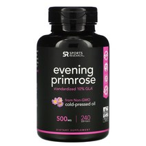 스포츠리서치 감마리놀렌산 GLA 오일 달맞이꽃 종자유 500mg 240정, 1개
