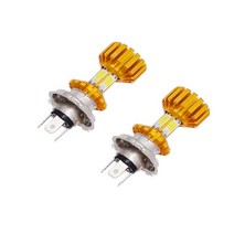 KR모터스 티니125 오토바이 골드에디션 LED 전조등 H4 1pcs