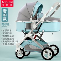 Arklow 가볍고 손쉽게 접을 수 있는 편안한 튼튼한 유모차, 럭셔리 에디션 (민트)