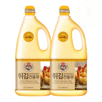 백설 튀김전용유 1.8L 2개