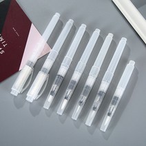 페인트붓 수채화 브러시 펜 리필 가능한 페인팅용 물 페인트 브러시 7 개, 1.7pcs Brushes