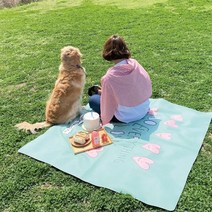 특허원단 늘디딤 PUCON 피크닉 매트 돗자리 대형 야외 캠핑매트 방수 항균, 2인방석 70x140 갓블레스