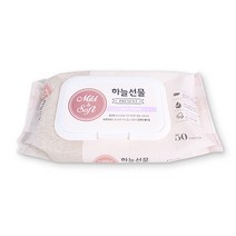 하늘선물물티슈(50매 캡형) 아기 유아 신생아 물티슈50매 대용량 휴대용