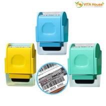 비타하우스 다지워 잉크스탬프 소형 대형 택배 문서 영수증, 블루(대형)